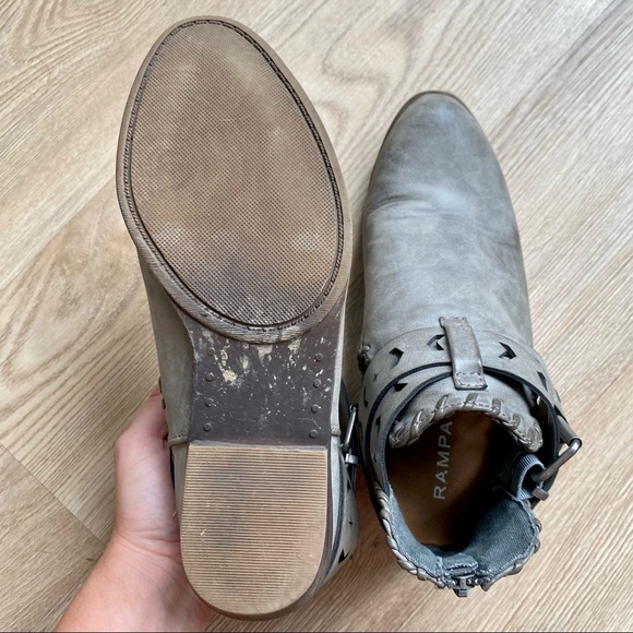 Rampage Trinity Taupe Cut Out Ankle Boots - Picture 10 of 10